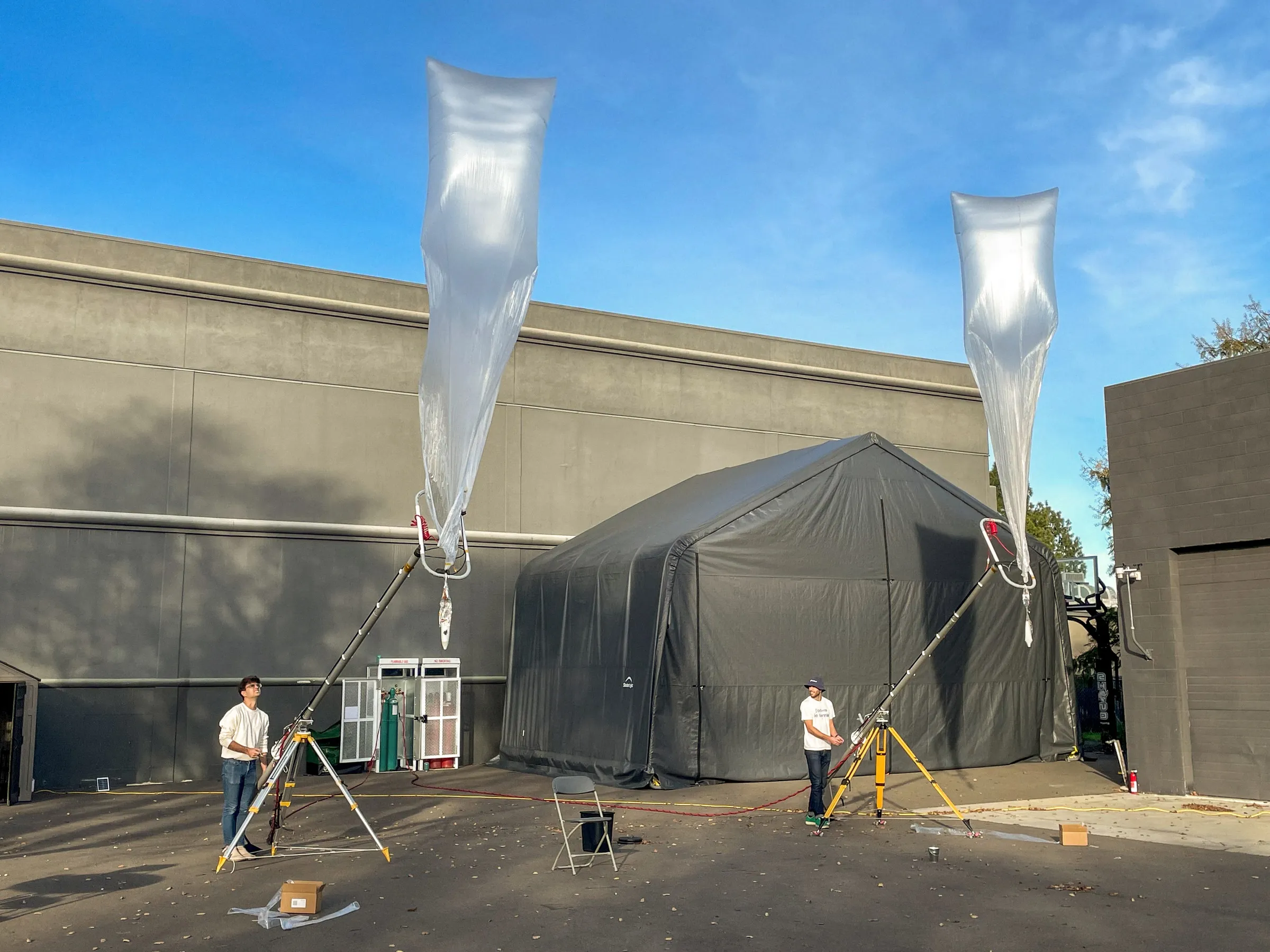WindBorne launch operations at California